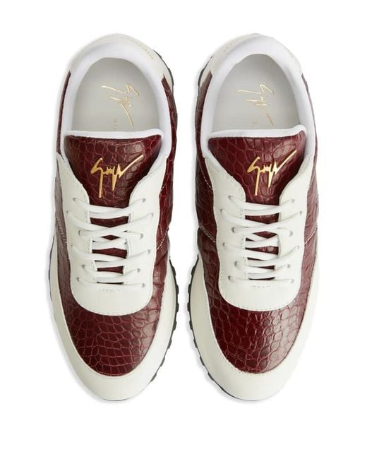 Giuseppe Zanotti Brown Jimi Running Sneakers