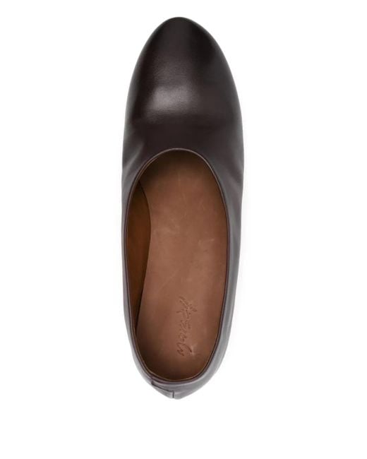 Marsèll Brown 50Mm Leather Block-Heel Pumps