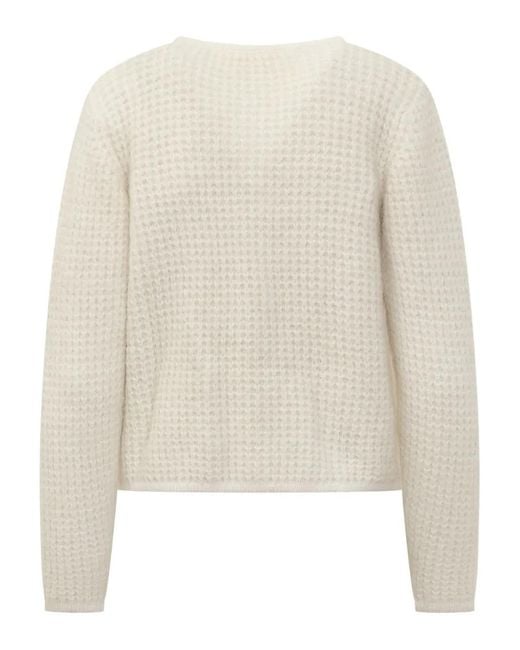 Ba&sh White Button Harry Cardigan
