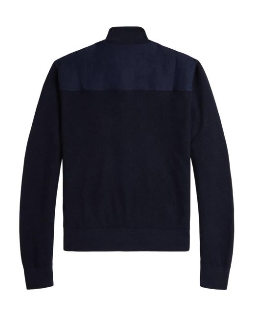 Ralph Lauren Blue Button Cardigan for men