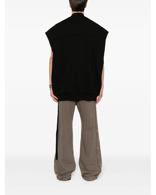 Rick Owens Black Jumbo Flight Vest for men