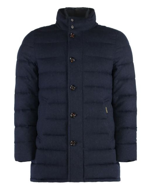 Moorer Blue Calegari Coat for men