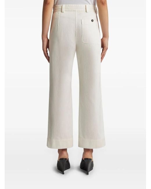 Etro White Flared Trousers
