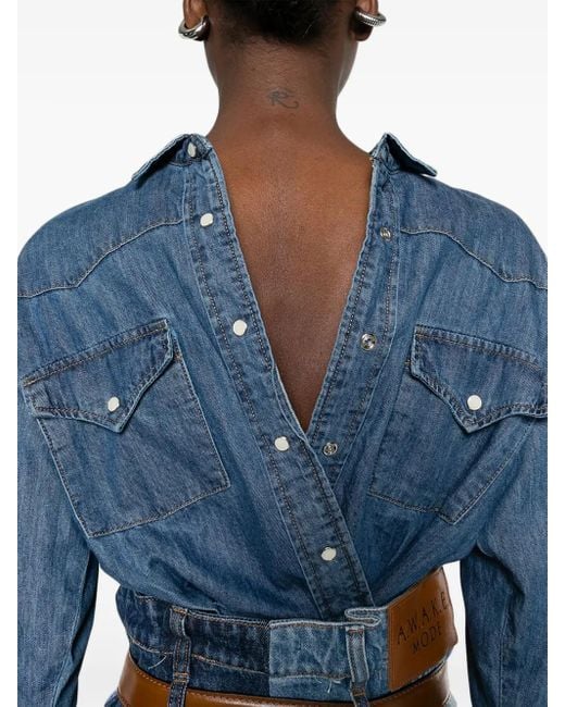 Chemise En Jean A.W.A.K.E. MODE en coloris Blue