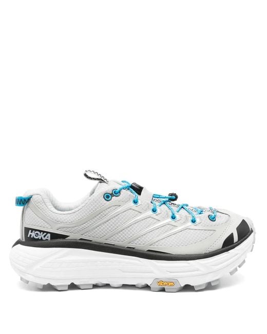 Hoka One One White Mafate Three2 Sneakers