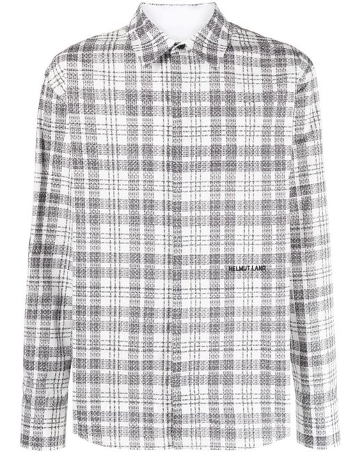 Helmut Lang Overhemd Met Logoprint in het Gray voor heren