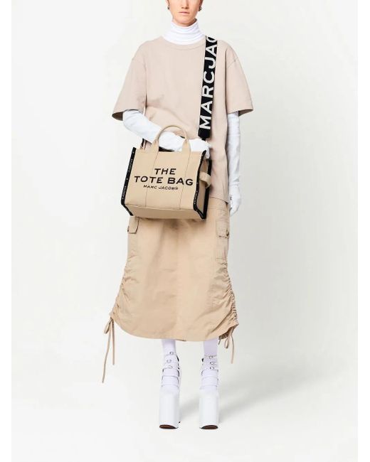 Marc Jacobs White Branded Shoulder Strap