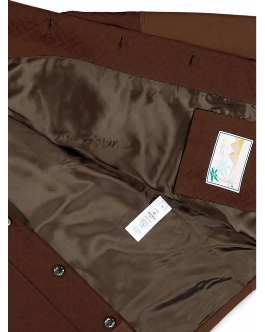 Casablanca Brown Workwear Safari Jacket for men