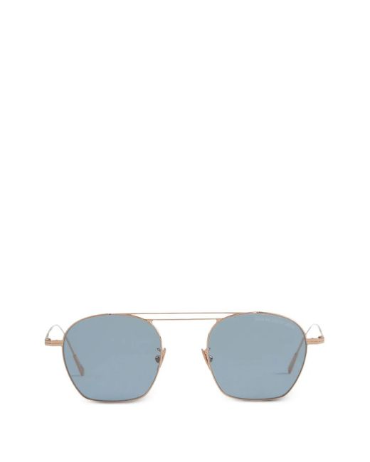 Cutler & Gross Blue Geometric-Frame Sunglasses for men