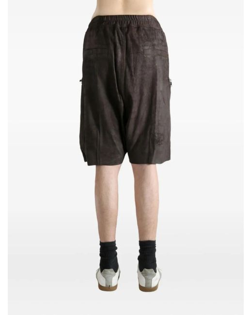 メンズ Rick Owens Bauhaus Bela ジップポケット ショートパンツ Gray