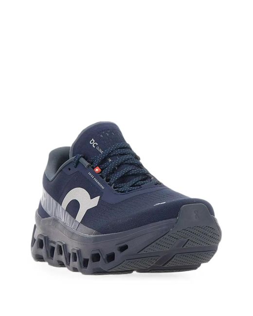 On Shoes Blue Cloudmster 1 Mesh Sneakers for men