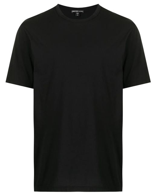 James Perse Black Luxe Lotus Jersey T-Shirt for men