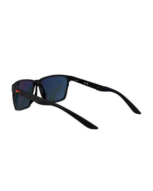 Nike Blue Maverick Square-Frame Sunglasses for men