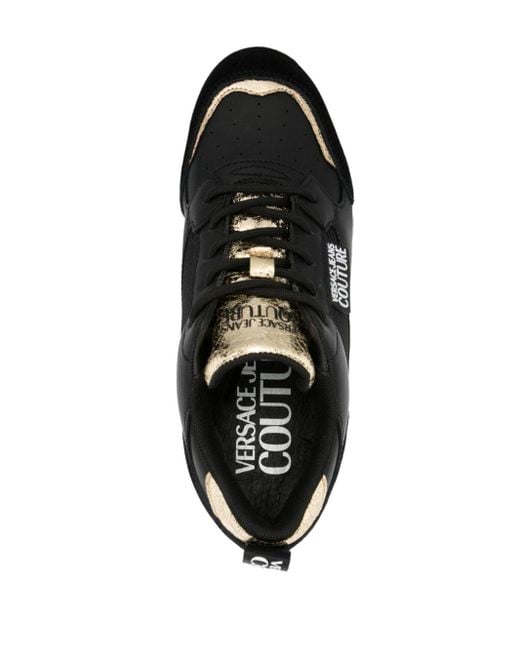 Versace Black Sneakers With Logo,