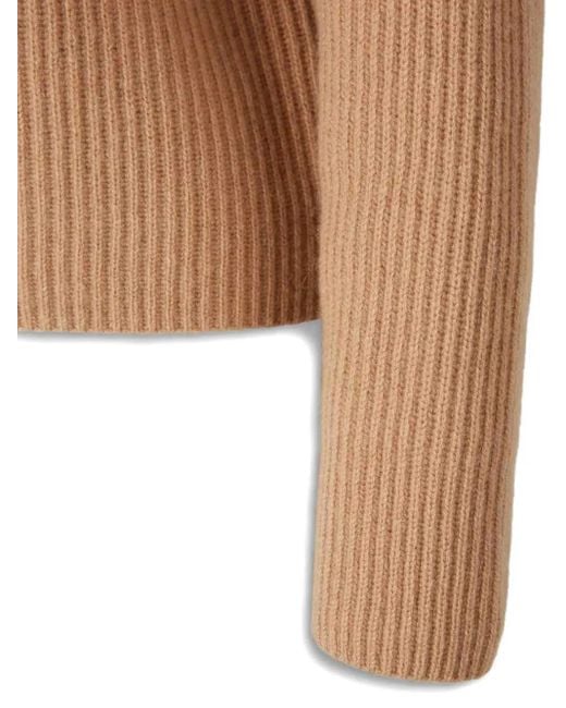 Jonathan Simkhai Zip-neck Sweater Brown