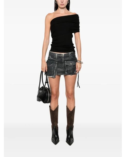 Rick Owens Black Athena Knitted Top