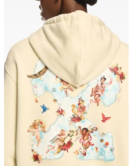 Off-White c/o Virgil Abloh Natural Rose Valley Hoodie