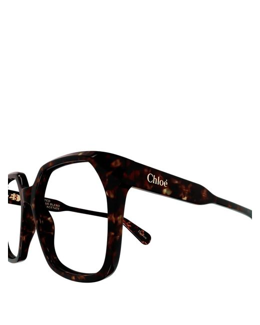 Chloé Black Square-Frame Glasses