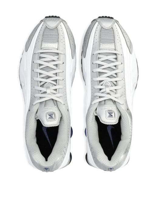 Nike White Shox R4 Sneakers