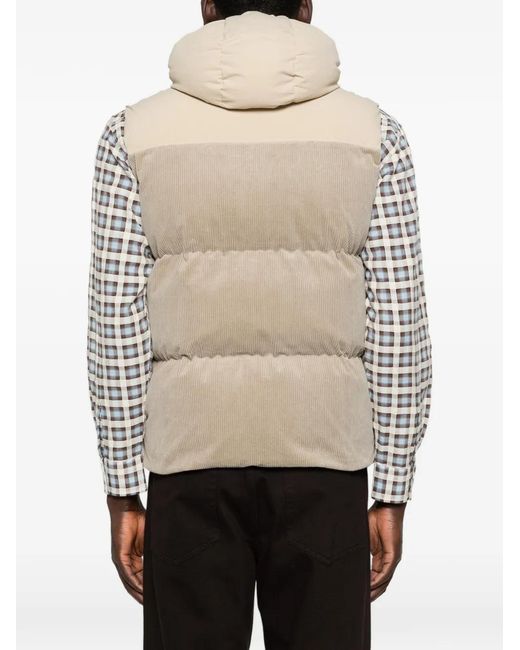 Profuomo Natural Panelled Gilet for men