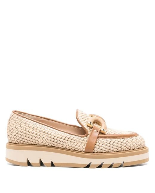 Roberto Festa Natural Ginevra Woven Loafers