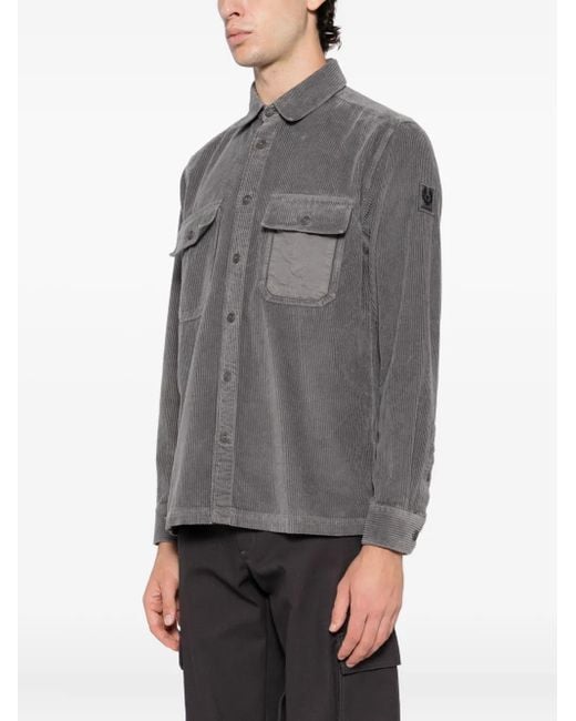 Belstaff Gray Fallgate Shirt for men