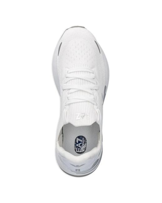 EA7 White Crusher Distance Sneakers