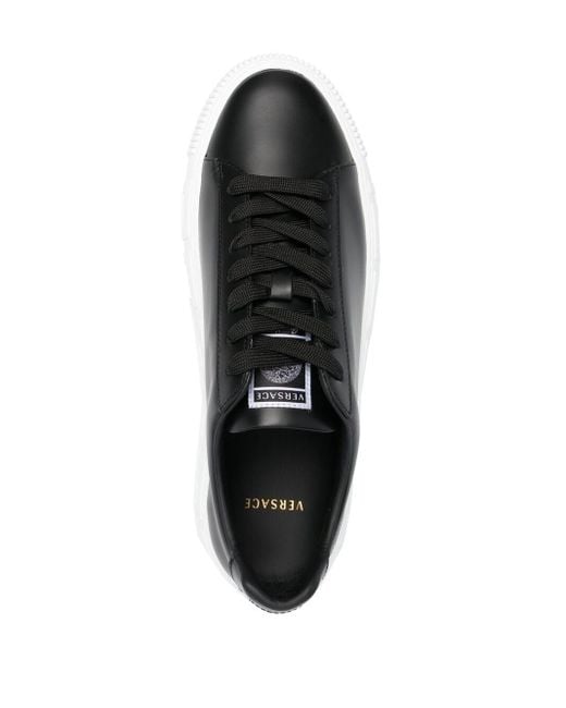 Versace Black 'greca' Sneakers for men