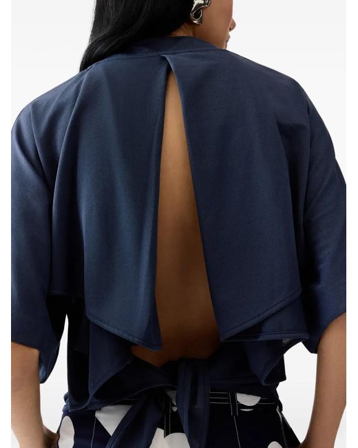 Jacquemus Blue Moisson Open-Back T-Shirt