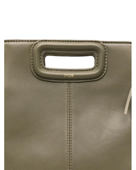 Maje Green Small M Tote Bag