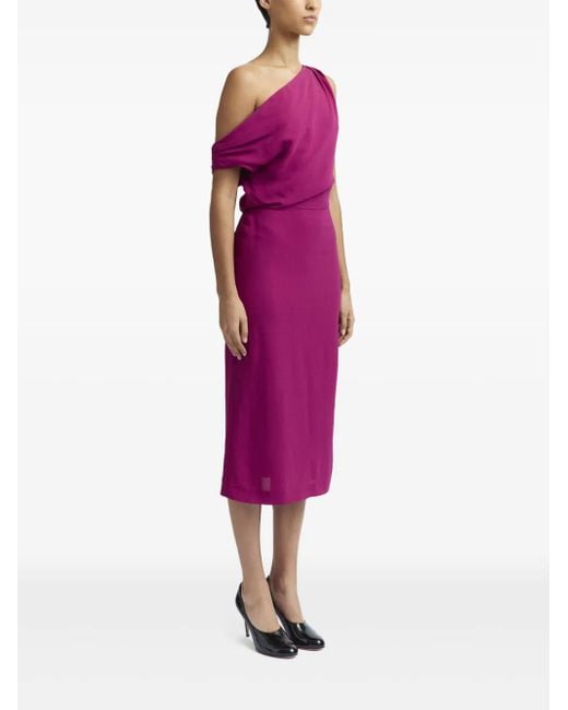 16Arlington Purple Kira Midi Dress