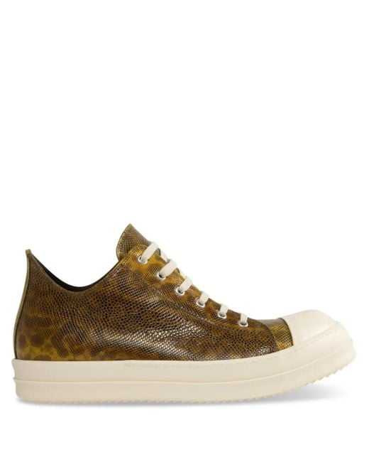 Zapatillas bajas Hollywood Rick Owens de hombre de color Brown