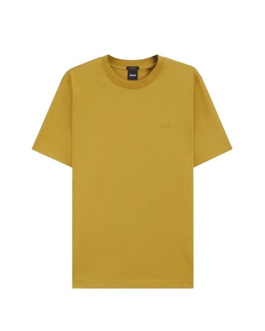 Boss Yellow T-Shirt Thompson 01 for men