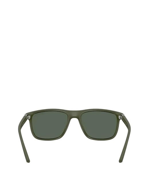 ARMANI EXCHANGE Green Rectangle-Frame Sunglasses for men