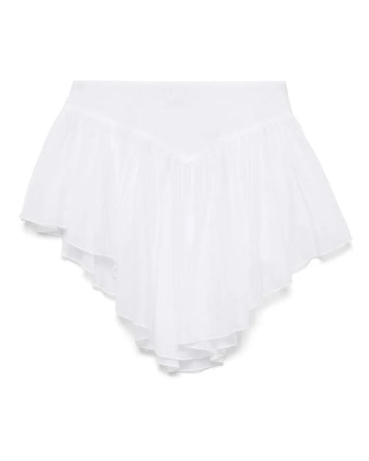 GIMAGUAS White Kite Mini Skirt