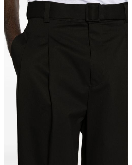 Pantalon à coupe ample Emporio Armani pour homme en coloris Black