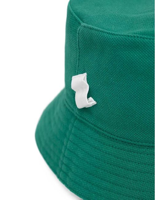 Kangol Green Reversible Logo-Embroidered Bucket Hat