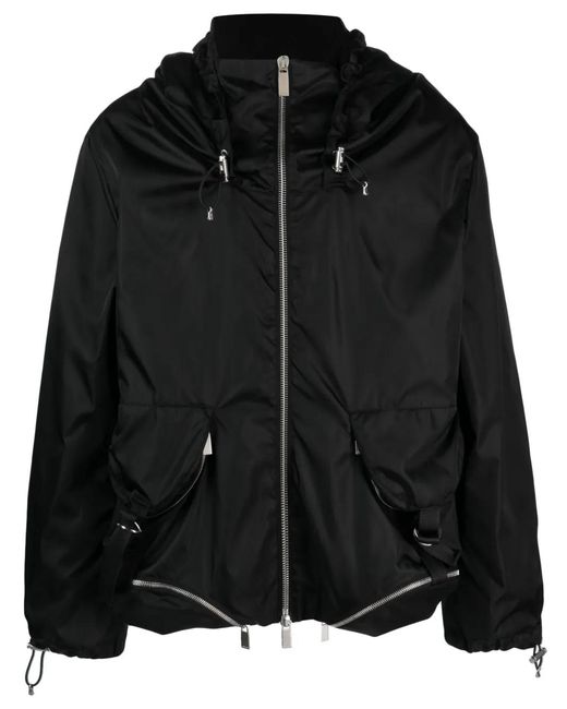 Off-White c/o Virgil Abloh Black Lightweight Hooded Jacket for men