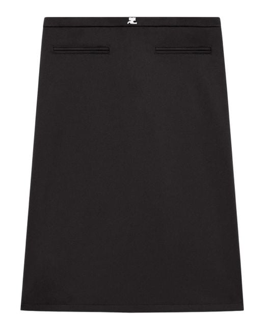 Courreges Black Rock Mit Hohem Bund