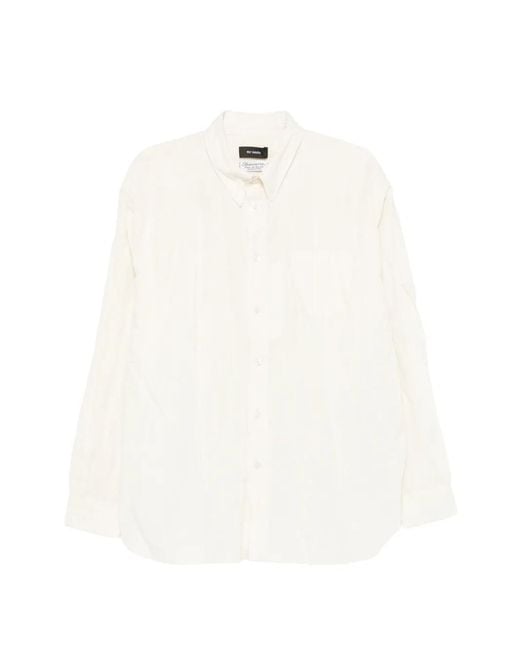Willy Chavarria White Poplin Shirt for men