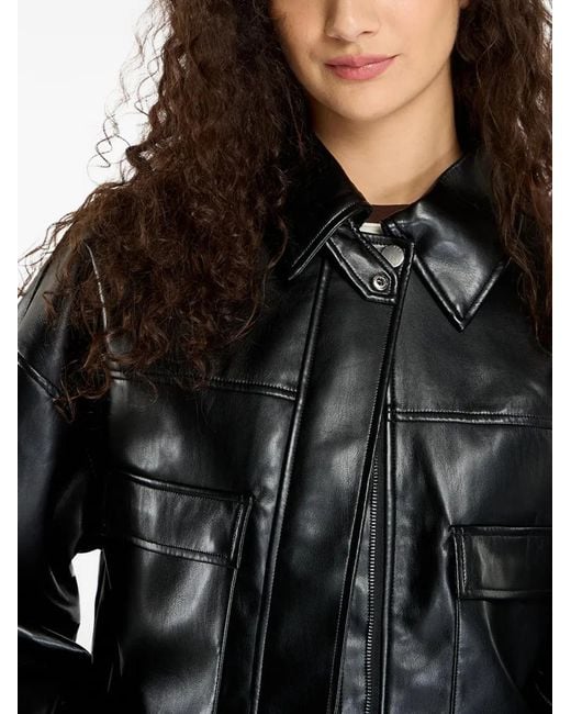 Guess Black Flaminia Cropped Jacket