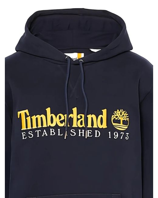 Timberland Blue Logo Long-Sleeves Hoodie for men