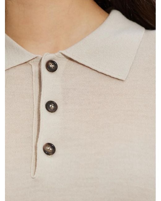 Polo Con Botones DSquared² de color White