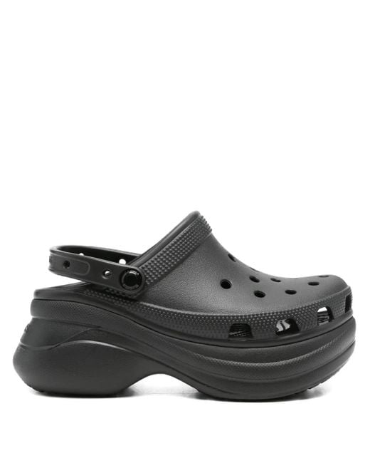 CROCSTM Black Bae Platform Clogs