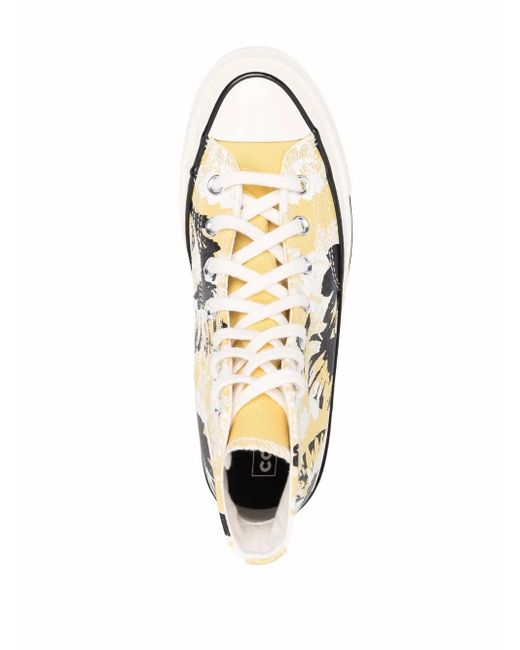 Converse White Hybrid Floral Chuck 70 Sneakers