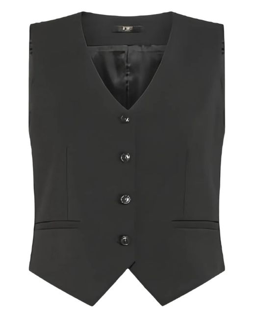 Seventy ボタン ベスト Black