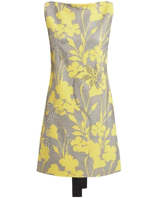 16Arlington Yellow Alessa Mini Dress