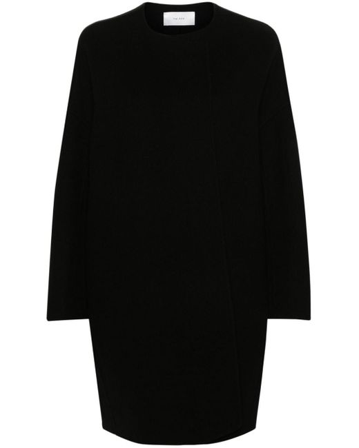 The Row Black Short Single-breasted Coat - Women's - Cashmere/wool/silk/polyamide