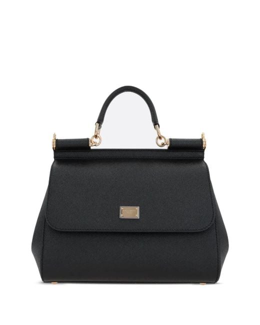 Dolce & Gabbana Sicily Grote Handtas in het Black