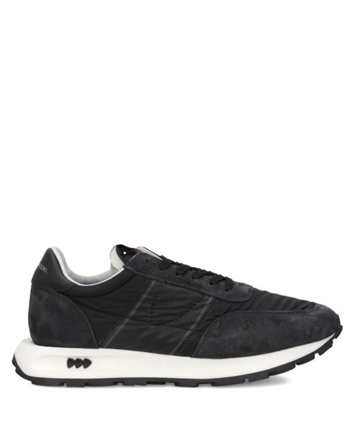 Philippe Model Black Panelled Running Sneakers